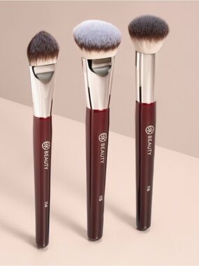 BK Beauty Core Complexion Trio Makeup Brushes Set (3PC) BNIB 🔖 114, 115, 116